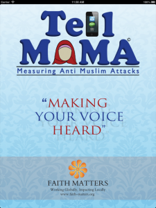 Front cover TELL MAMA iPhone Application