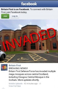 Britain First mosques 'invaded' in Bradford