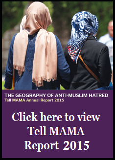 The geography of anti-Muslim hatred in 2015: Tell MAMA Annual Report