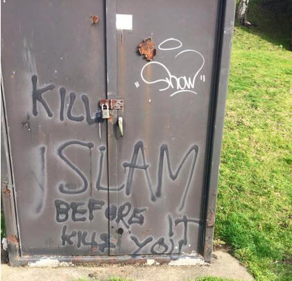 Hate graphics Birmingham