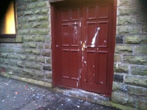 Vandalism Attack on Lancashire Mosque Today