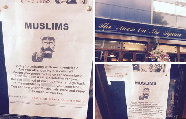 Poster Tells Muslims to ‘Get the F*** Out of Our Country’