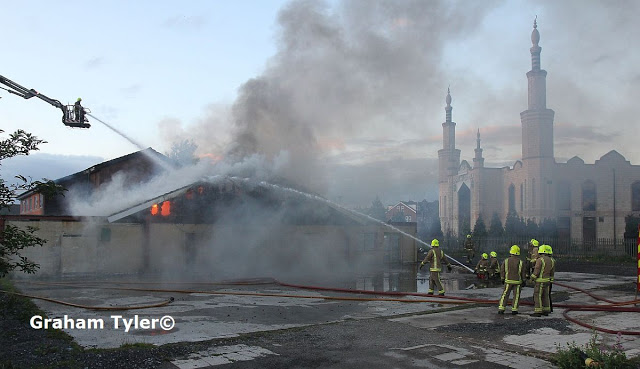 Pakistani Community Centre in Harehills, Leeds Goes up in Flames