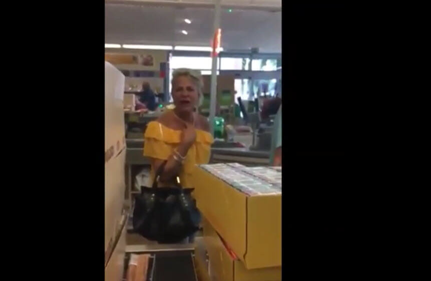Caught on Camera – Abuse at Muslim Couple Shopping for Groceries