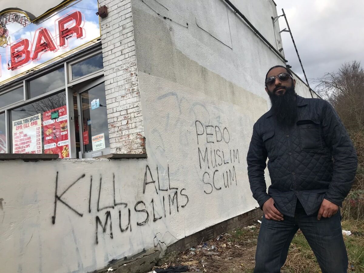 Anti-Muslim Graffiti in Birmingham Threatens Harm to Muslims