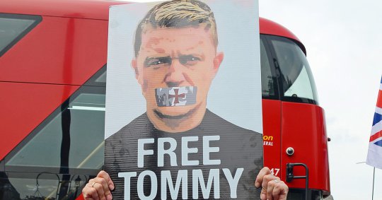 Tommy Robinson supporter spat at girl, 4, because her mother was wearing a hijab