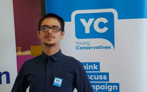 Member of Young Conservatives said Tommy Robinson was ‘right’