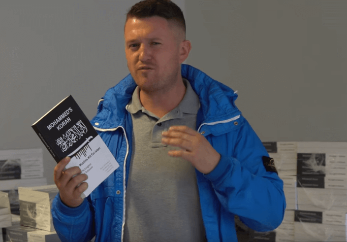 Tommy Robinson Book Removed From Amazon, Just Days After Facebook Account Disabled