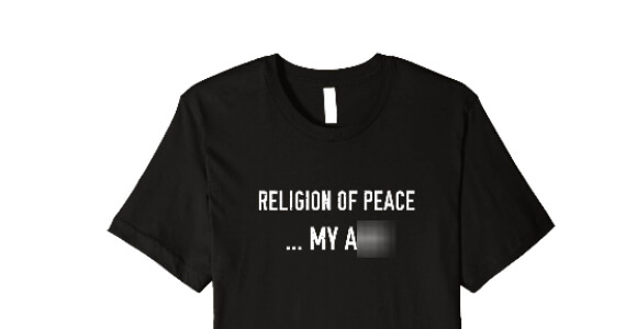 Amazon “declines to comment” on Islamophobic t-shirt sold online