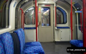 Central Line train carriage