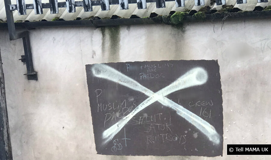 Racist ‘P*ki Muslim paedos’ graffiti spotted in Birmingham