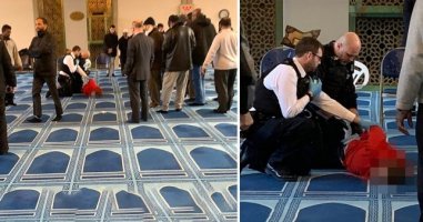 Knifeman storms London mosque and ‘stabs man during call to prayer’